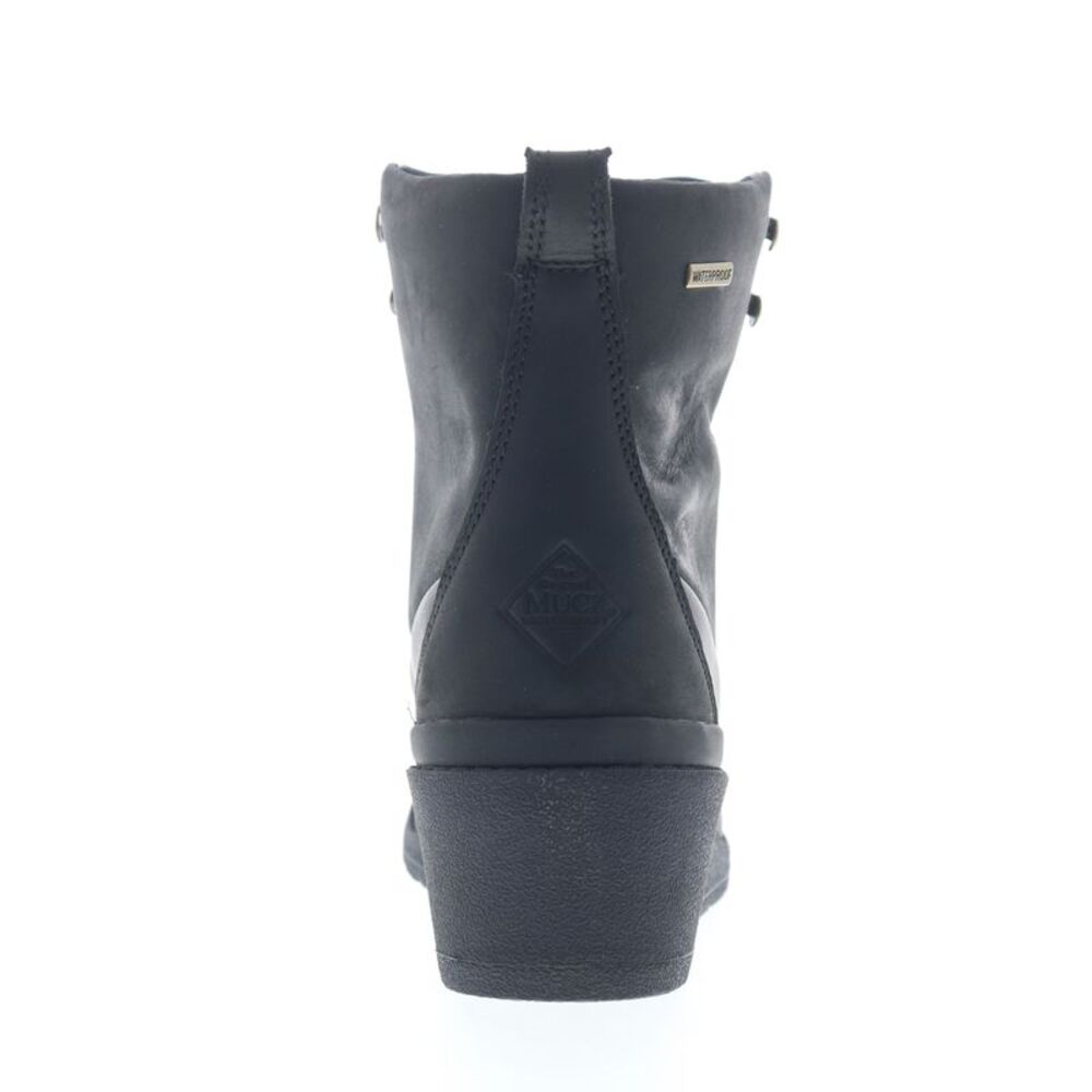 Original Muck Womens Liberty Wedge Waterproof Black Boots (NWT) - Picture 6 of 7